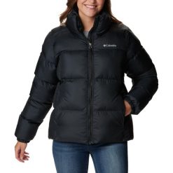Kurtka sportowa damska Puffect II Full Zip Jacket. Czarne kurtki sportowe damskie Columbia, l, bez wzorów, z poliesteru, bez kaptura. Za 429.99 zł.