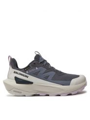 Salomon Sneakersy Elixir Activ Gore-Tex L47526500 Szary. Szare obuwie sportowe damskie Salomon, z gore-texu, bez zapięcia, wspinaczkowe. Za 569.99 zł.