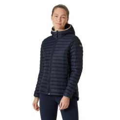 Kurtka uniwersalna damska Helly Hansen Sirdal. Niebieskie kurtki damskie Helly Hansen, s, bez wzorów, z syntetyku, z kapturem. Za 509.99 zł.