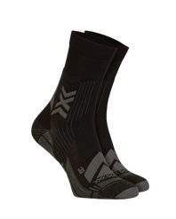 Skarpety X-Socks Hike Expert Silver Crew Black. Czarne skarpetki damskie X Socks, bez wzorów, ze skóry. Za 114.00 zł.
