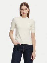 Tommy Hilfiger Sweter WW0WW49705 Żółty Slim Fit. Żółte swetry klasyczne damskie Tommy Hilfiger, xl, z syntetyku, bez kołnierzyka. Za 288.99 zł.