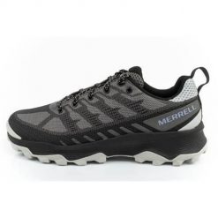 Buty trekkingowe damskie Merrell Speed Eco. Szare obuwie trekkingowe damskie Merrell, z gumy, bez zapięcia. Za 365.00 zł.