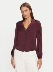Marciano Guess Bluzka Patrice 4BGH23 9855Z Bordowy Regular Fit. Czerwone bluzki damskie Marciano Guess, z aplikacjami, z syntetyku, bez kołnierzyka, bez ramiączek. W wyprzedaży za 179.99 zł.