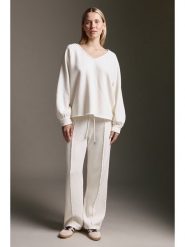 Cotton Candy Bluza w kolorze kremowym rozmiar: M. Brązowe bluzy damskie Cotton Candy, m, bez wzorów, z bawełny, bez kaptura. Za 209.33 zł.