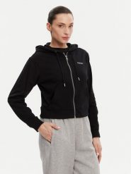 DKNY Sport Bluza DP5J9588 Czarny Regular Fit. Czarne bluzy damskie DKNY Sport, l, bez wzorów, z syntetyku, bez kaptura. Za 169.99 zł.