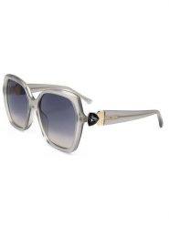 Jimmy Choo Damskie okulary przeciwsłoneczne w kolorze szaro-niebieskim rozmiar: 57. Niebieskie okulary przeciwsłoneczne damskie Jimmy Choo. Za 374.95 zł.