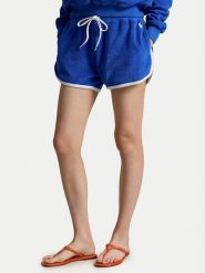 Polo Ralph Lauren Szorty sportowe 211A12956001 Niebieski Relaxed Fit. Niebieskie spodenki sportowe damskie Polo Ralph Lauren, xs, bez wzorów, z bawełny. Za 599.99 zł.