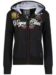 Geographical Norway Bluza "Fanille" w kolorze czarnym rozmiar: XXL. Czarne bluzy damskie Geographical Norway, xxl, z aplikacjami, bez kaptura. Za 127.35 zł.