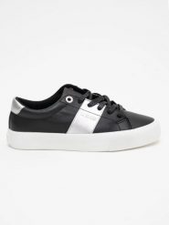 Sneakersy damskie w typie smart casual czarne JJ274360 906. Czarne obuwie sportowe damskie Big Star, z bawełny, bez zapięcia, trekkingowe. W wyprzedaży za 89.99 zł.