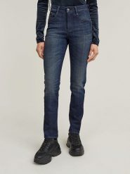 G-Star Dżinsy "Ace 2.0" - Slim fit - w kolorze granatowym rozmiar: W26/L32. Niebieskie jeansy damskie G-Star. Za 202.03 zł.