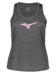Mizuno Top "Impulse Core" w kolorze szarym rozmiar: XS. Szare koszulki sportowe damskie Mizuno, xs, bez wzorów, bez ramiączek. Za 43.88 zł.