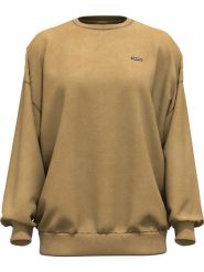 Under Armour Bluza "Icon" w kolorze jasnobrązowym rozmiar: M. Brązowe bluzy damskie Under Armour, m, bez wzorów, z bawełny, bez kaptura. Za 239.61 zł.