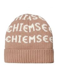 Chiemsee Czapka beanie "Sitka" w kolorze beżowym rozmiar: onesize. Brązowe czapki damskie Chiemsee, bez wzorów, z bawełny. Za 70.08 zł.
