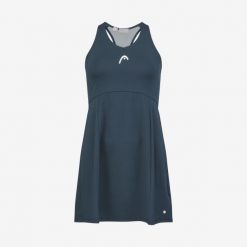 Sukienka ze spodenkami do tenisa damska SPIRIT HEAD. Niebieskie sukienki damskie Head, bez wzorów, sportowe, bez ramiączek. W wyprzedaży za 338.60 zł.