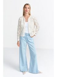 Rich & Royal Kardigan w kolorze kremowym rozmiar: 36. Brązowe kardigany damskie Rich & Royal, bez wzorów. Za 385.73 zł.