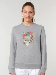 WOOOP Bluza w kolorze szarym rozmiar: S. Szare bluzy damskie Wooop, s, bez wzorów, bez kaptura. Za 108.99 zł.