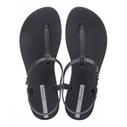 Japonki basenowe damskie Ipanema Class Classy. Szare klapki damskie Ipanema, z aplikacjami, z materiału, bez obcasa, bez zapięcia. Za 97.44 zł.