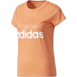Odzież damska: Adidas Koszulka Sportowa Ess Li Slim Tee Easy Coral/White S