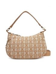 Liu Jo Torebka M Hobo AA5133 T3342 Beżowy. Brązowe torebki klasyczne damskie Liu Jo, z materiału, bez dodatków. Za 339.99 zł.
