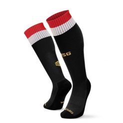 Oficjalne skarpety piłkarskie Real Sporting de Gijón dla dorosłych Siroko RSG. Czarne skarpetki damskie SIROKO, bez wzorów, z bawełny. Za 68.00 zł.