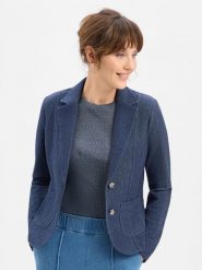 More & More bluza dresowa Kobiety Sztuczne włókno niebieski, 34. Niebieskie bluzy damskie More & More, bez wzorów, z dresówki, bez kaptura. Za 329.95 zł.