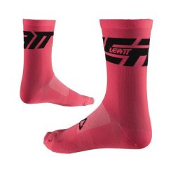 Skarpety rowerowe LEATT Socks MTB Endurance. Czerwone skarpetki damskie LEATT, bez wzorów. Za 89.99 zł.