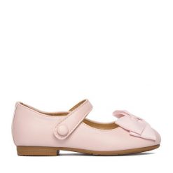 Baleriny JENNY. Czerwone baleriny dziewczęce Jenny, bez wzorów, bez obcasa, bez zapięcia. Za 79.99 zł.