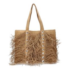 Modna Brązowa Torebka Damska Sca'Viola W Stylu Boho. Brązowe shopper bag Sca'viola, bez wzorów, na ramię, bez dodatków. Za 249.00 zł.