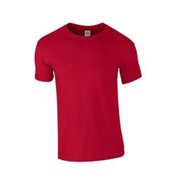 Koszulka Softstyle Dla Dorosłych Unisex. Czerwone bluzki damskie GILDAN, xl, bez wzorów, sportowe, bez kołnierzyka, bez ramiączek. Za 29.99 zł.
