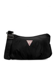 Guess Jeans Torebka CWBEO-GUESS-XC-003-09 Czarny. Czarne listonoszki damskie Guess Jeans, z aplikacjami, z jeansu, bez dodatków. Za 199.99 zł.