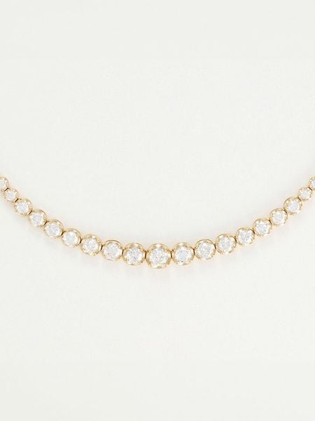 DIAMANTA Złoty naszyjnik "Rivière 3 carats" z diamentami - dł. 44 cm rozmiar: onesize. Żółte naszyjniki damskie DIAMANTA, z diamentem, złote. Za 24,729.99 zł.