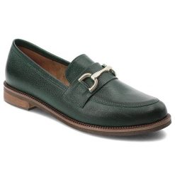 Zielone Mokasyny Exquisite Stylowe Obuwie Damskie. Zielone mokasyny damskie EXQUISITE, na wiosnę, z materiału, bez obcasa. Za 339.00 zł.