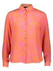 Miss goodlife Bluzka "Pink Jungle" w kolorze jasnoróżowo-koralowym rozmiar: S. Czerwone bluzki damskie miss goodlife, s, bez wzorów, z wiskozy, bez kołnierzyka, bez ramiączek. Za 150.72 zł.