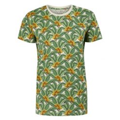 T-shirt Damski Tropiki Orla Kiely. Zielone t-shirty damskie Regatta, xs, bez wzorów, bez kołnierzyka. Za 43.99 zł.