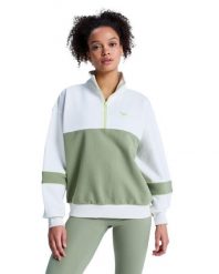 Bluza dla Kobiety ESS ENERGY NEW Zielony. Zielone bluzy damskie Roxy, xs, bez wzorów, z bawełny, bez kaptura. Za 319.99 zł.