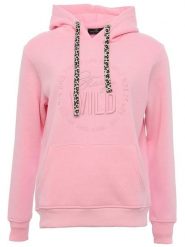Zwillingsherz Bluza "Nelina" w kolorze jasnoróżowym rozmiar: L/XL. Różowe bluzy damskie Zwillingsherz, l, bez wzorów, z bawełny, z kapturem. Za 219.60 zł.