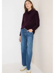 Cecil Bluza w kolorze fioletowym rozmiar: XL. Różowe golfy damskie Cecil, xl, bez wzorów, bez ramiączek. Za 131.12 zł.