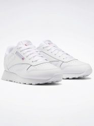 Reebok Skórzane sneakersy "Classic" w kolorze białym rozmiar: 35. Białe obuwie sportowe damskie Reebok, bez zapięcia. Za 188.85 zł.