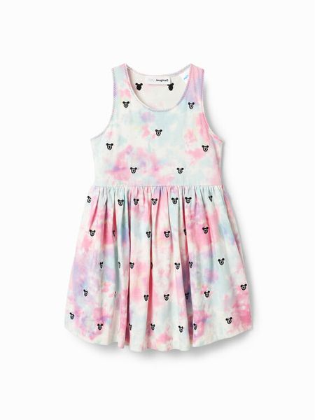 Desigual Sukienka codzienna Disney 23SGVK01 Kolorowy Regular Fit. Sukienki dziewczęce Desigual, bez wzorów, z bawełny, bez ramiączek, proste. Za 179.99 zł.