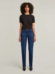 G-Star Dżinsy - Regular fit - w kolorze niebieskim rozmiar: W30/L32. Niebieskie jeansy damskie G-Star, z podwyższonym stanem. Za 246.95 zł.