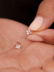 Heliophilia Srebrne kolczyki-wkrętki rozmiar: onesize. Szare kolczyki damskie Heliophilia, srebrne. Za 87.61 zł.