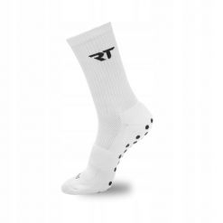Skarpety antypoślizgowe do piłki nożnej REA TAPE Socks. Skarpetki damskie REA TAPE, bez wzorów, z bawełny. Za 34.99 zł.