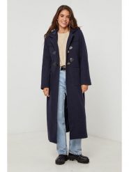 L'armoire de Suzette Płaszcz przejściowy w kolorze granatowym rozmiar: 40. Niebieskie płaszcze damskie L'armoire de Suzette, l, bez wzorów, bez kaptura. Za 152.99 zł.