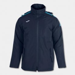 Kurtka wiatroszczelna Joma Trivor. Niebieskie kurtki damskie Joma, bez wzorów, z polaru, z kapturem. Za 330.15 zł.