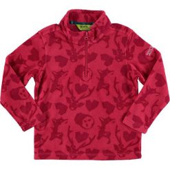 Bluza polarowa w kolorze jagodowym. Czerwone bluzy chłopięce Regatta, Dare 2b, z polaru. W wyprzedaży za 29.95 zł.