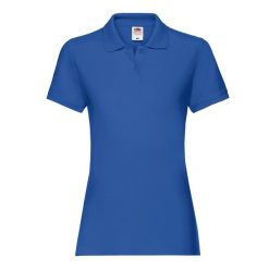 Damska Koszulka Polo Premium Plain. Czerwone koszulki sportowe damskie Fruit of the Loom, xl, bez wzorów, bez ramiączek. Za 65.99 zł.