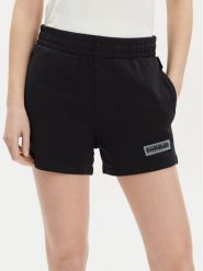 Napapijri Szorty sportowe N-Iaato NP0A4HNP Czarny Regular Fit. Czarne spodenki sportowe damskie Napapijri, s, bez wzorów, z bawełny. Za 159.99 zł.