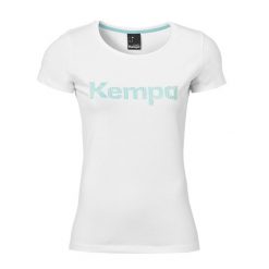 Damska koszulka Kempa Graphic. Białe koszulki damskie Kempa, xl, bez wzorów, bez kołnierzyka, bez ramiączek. Za 150.00 zł.