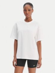 Reebok T-Shirt Reebok x Ewa Chodakowska Anka RK25611CCW Biały Relaxed Fit. Białe t-shirty damskie Reebok, xs, bez wzorów, z bawełny, bez kołnierzyka. Za 89.99 zł.