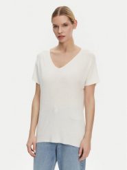 Kontatto Bluzka 3M0514C Écru Regular Fit. Bluzki damskie Kontatto, m, bez wzorów, z wiskozy, bez kołnierzyka, bez ramiączek. Za 159.99 zł.